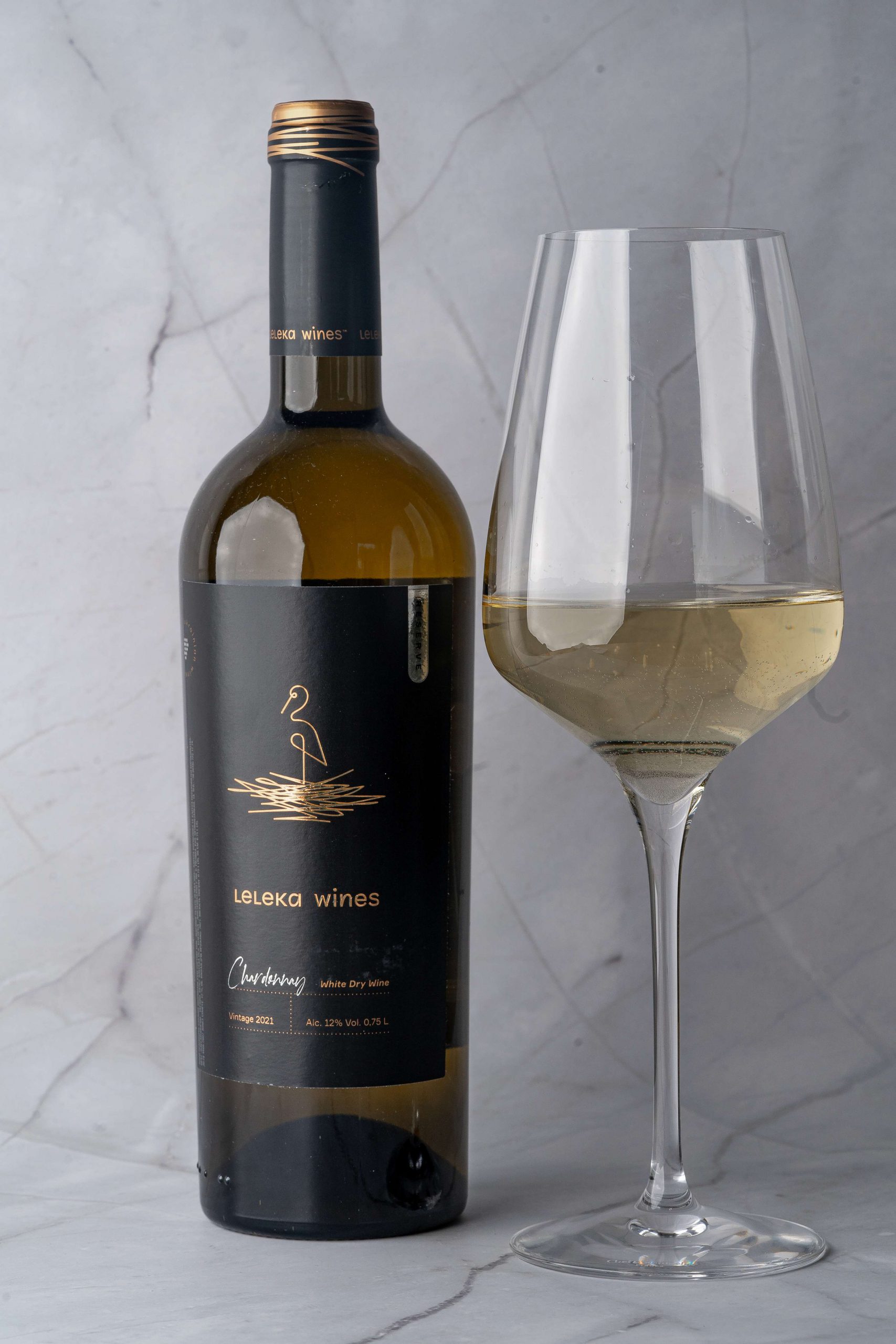  Вино Leleka Chardonnay біле сухе (750 мл)